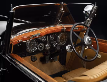Intérieur Bentley 8 Litre Sports Coupe Cabriolet by Barker (#YR5099) '1931