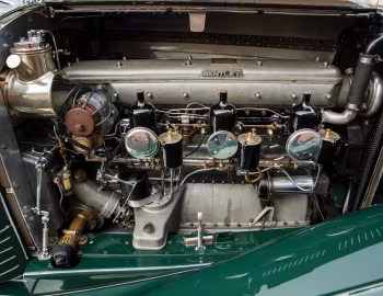 Sob o capô Bentley 8 Litre Tourer by Norris Allen (YF5013) '1965