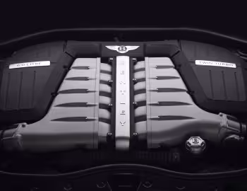 Sob o capô Bentley Continental Flying Spur '2008–13