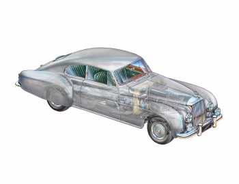 Bentley R-Type Continental Sports Saloon by Mulliner [RHD] '1952–55