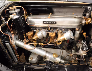 Sob o capô Bentley 3 Litre Speed Model Sports 2-seater by Park Ward '1925