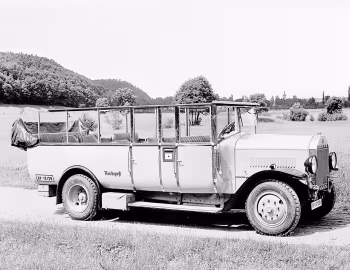Benz-Gaggenau Typ 2 CNa Niederrahmen-Omnibus Reichspost-Aussichtswagen '1927