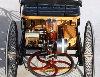 Bajo el capó Benz Patent Motorwagen (Typ I) '1885