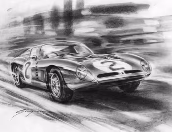 Эскиз Bizzarrini 5300 GT Strada '1965–68