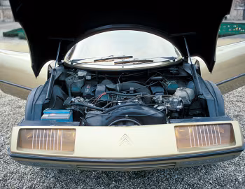 Sous la capuche Citroën GS Camargue '1972