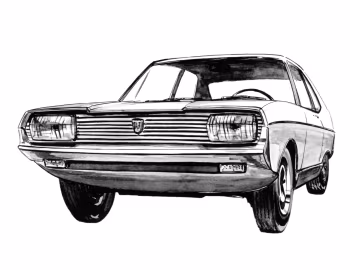 Croquis Fiat 125 Bertone Executive '11.1967