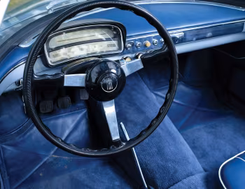 Panel frontal Fiat-Stanguellini 1200 Spider "America" '1957