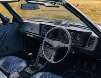 Panel frontal Bertone X1/9 Special Edition [UK-spec] (128) '1988–89