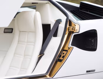 Interior Lamborghini Countach LP5000 S Quattrovalvole with gold trim '1987