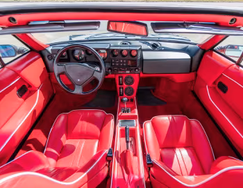 Interior Lamborghini Jalpa P350 [North America] '1988