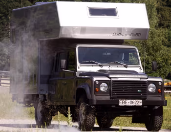 2012–16 bimobil husky 235 auf Land Rover Defender Crew Cab '2011–16