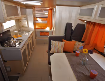 Intérieur bimobil EX 510 auf Oberaigner 719 CDI 6×6 (Br.906) '2014–pr.
