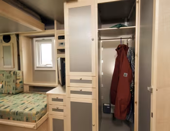 Intérieur 2017–pr. bimobil EX 435 auf Mercedes-Benz Unimog '2016–pr.