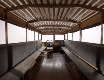 Interior 1927 Blue Bird №1 School Bus