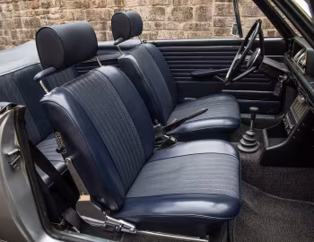Interior BMW 1600-2 Cabrio by Baur (E10) '01.1968–06.1971