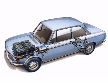 BMW 1600-2 Elektroantrieb (E10) '1969–70
