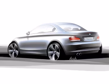 Эскіз BMW 1 Series Coupé (E82) '2007–13