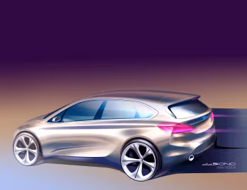 Скетч BMW 2 Series Active Tourer (F45)