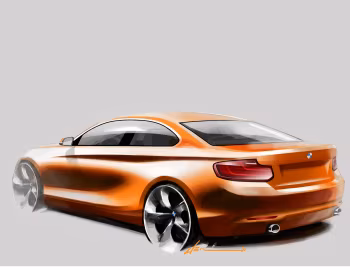 Скетч BMW 2 Series Coupé (F22)