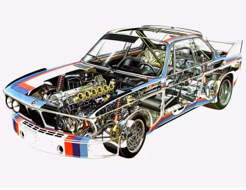 BMW 3.0 CSL Rennsport-Coupé Werkswagen Group 2 (E9) '1973–74