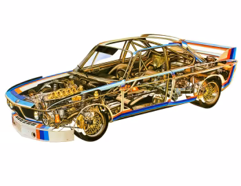 BMW 3.0 CSL Rennsport-Coupé Werkswagen Group 2 (E9) '1973–74
