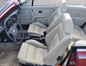 Interior BMW 325i Cabrio MT [Worldwide] (E30) '1987–93