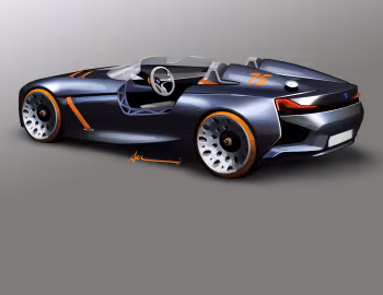 Sketch BMW 328 Hommage '05.2011
