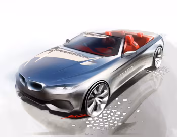 Эскіз BMW 4 Series Cabrio (F33) '2013–20