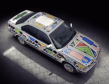 BMW 525i Art Car by Esther Mahlangu (E34) '1991