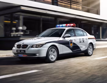 BMW 525Li Police [China] (E60) '2007–10