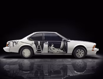 BMW 635CSi Art Car by Robert Rauschenberg (E24) '1986