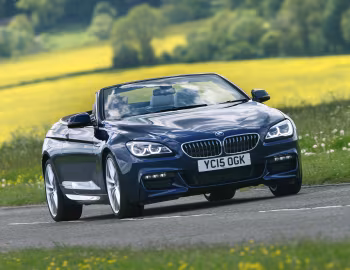 BMW 640d Cabrio M Sport [UK-spec] (F12) '2015–18
