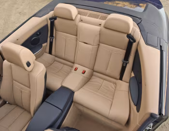 Інтэр'ер 2009–11 BMW 650i Cabrio [North America] (E64) '2008–11