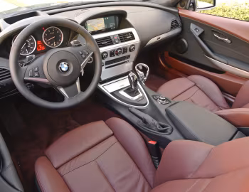 Interior 2009–11 BMW 650i Coupe [North America] (E63) '2008–11
