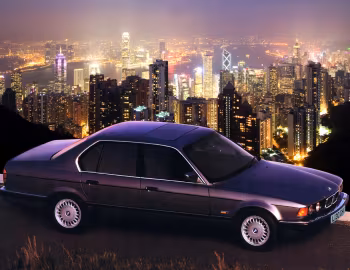 BMW 730i V8 [UK-spec] (E32) '1992–94