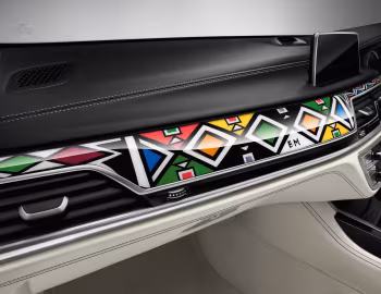Interior BMW 740Li Individual by Esther Mahlangu (G12) '2016