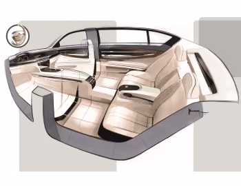Sketch BMW 7 Series (F01-F04) '2008–15