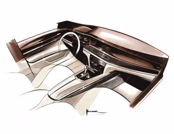 Sketch BMW 7 Series (F01-F04) '2008–15