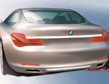 Sketch BMW 7 Series (F01-F04) '2008–12