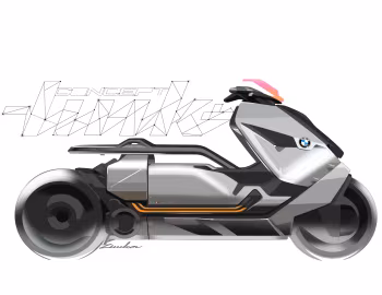 Эскиз BMW Motorrad Concept Link '05.2017