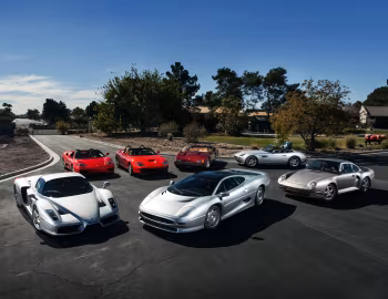 BMW, Jaguar, Porsche, Ferrari