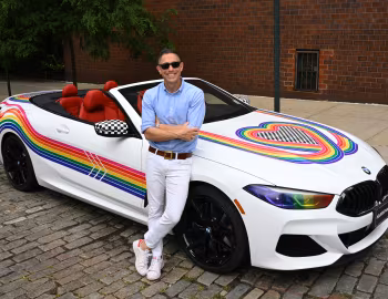 BMW M850i xDrive Cabrio Art Car by Jonathan Adler, Jonathan Adler