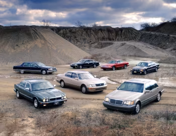 Lincoln Continental, BMW 7 Series, Lexus LS 400, Infiniti Q45, Cadillac Fleetwood Brougham, Mercedes-Benz S-Klasse Limousine, Jaguar XJ12