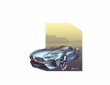 Эскиз BMW Concept 8 Series '05.2017