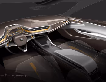 Sketch BMW Concept Compact Sedan '11.2015