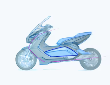 Boceto BMW Concept e '09.2011