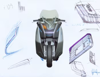 Скетч BMW Concept e '09.2011