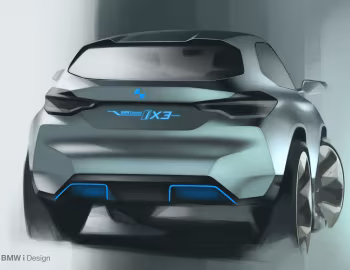 草图 BMW Concept iX3 '04.2018