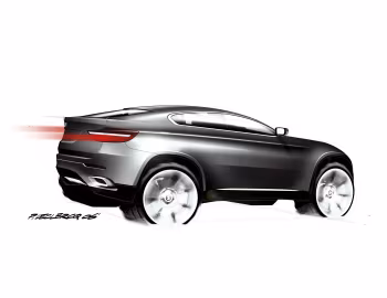 Эскиз BMW Concept X6 (Е71) '09.2007