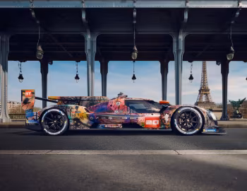 BMW M Hybrid V8 Art Car by Künstlerin Julie Mehretu '2024